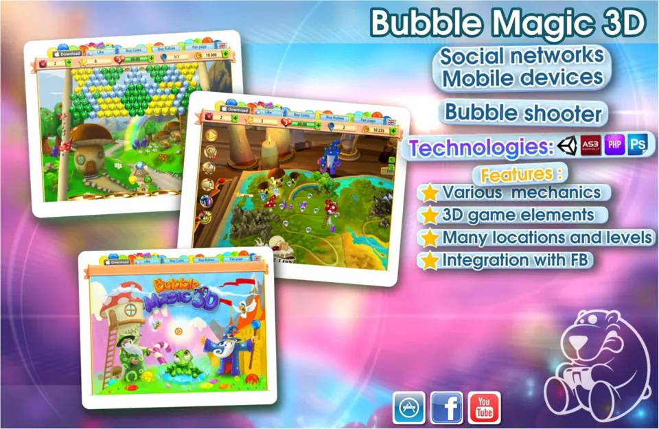 Historical portfolio image — Bubble Magic 3D